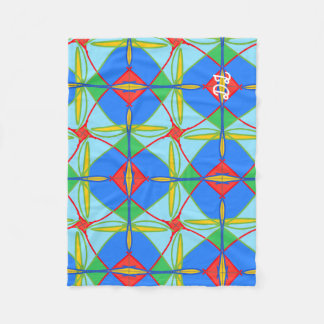 Couverture Polaire Unique Pattern Abstract Fleece Blanket