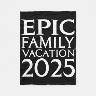 Couverture Polaire Universal Epic Universe Family Vacation 2025 Front