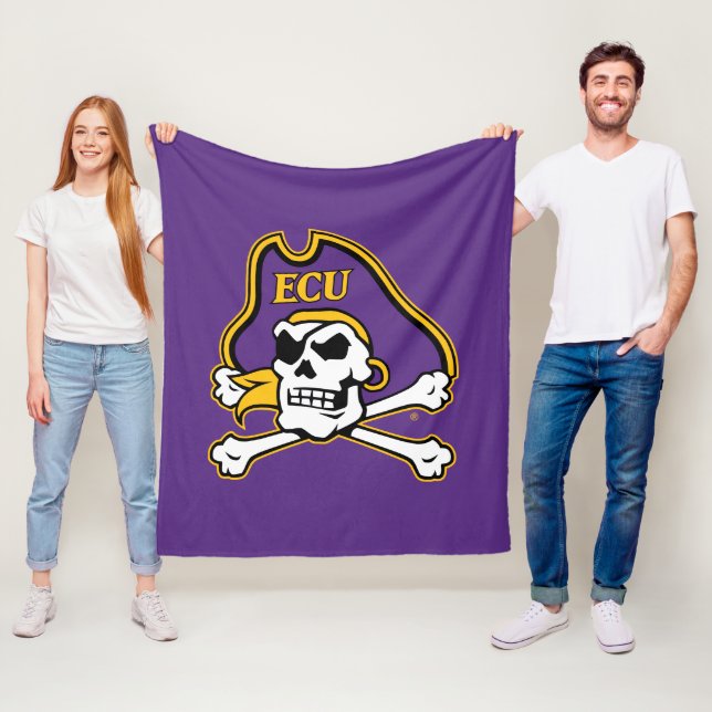 Couverture Polaire Université de Caroline de l'Est | Pirates écus (En situation)