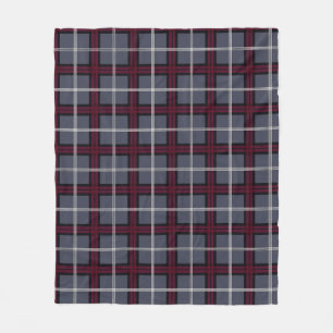 Couverture Polaire Université d'Édimbourg Tartan