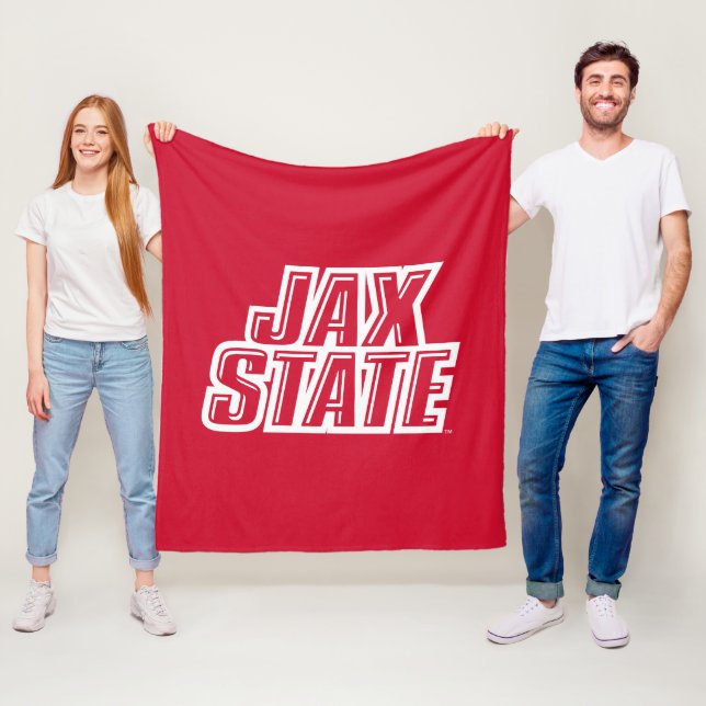 Couverture Polaire Université d'État de Jacksonville Logo JAX STATE (En situation)