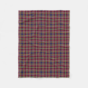 Couverture Polaire Université Queens Kingston Ontario Tartan