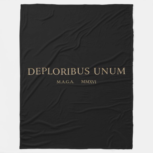 Couverture Polaire unum de deploribus (deplorables) (Devant)