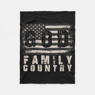 Couverture Polaire Us Drapeau Patriotique Vétérinaire Dieu Famille Mé