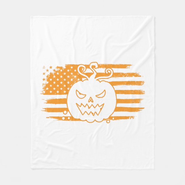 Couverture Polaire USA Flag (Devant)