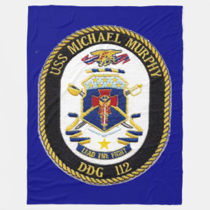 COUVERTURE POLAIRE USS MICHAEL MURPHE FLEECE BLANKET