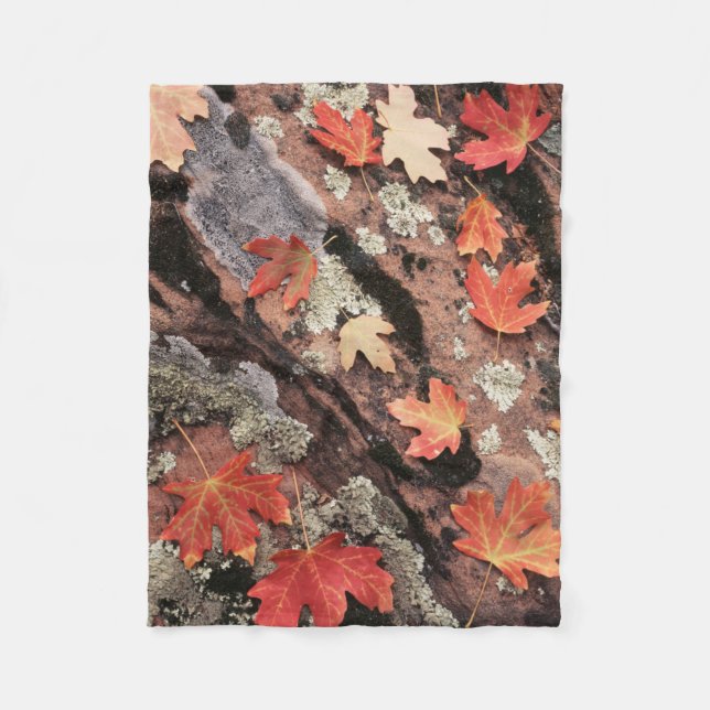 Couverture Polaire Utah, Parc national de Sion, Motifs de l'automne (Devant)
