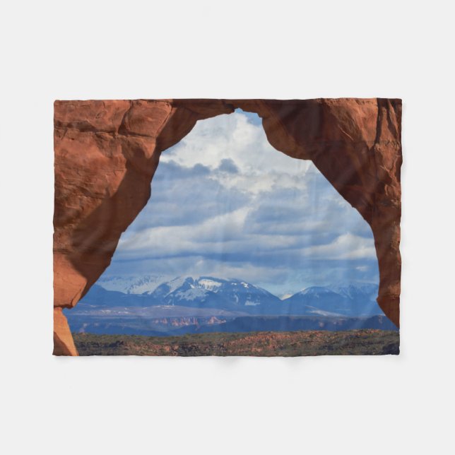 Couverture Polaire Utah, parc national des Arches, Arche délicate (Devant (Horizontal))