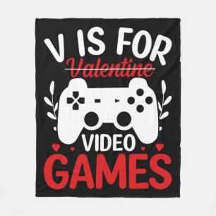 Couverture Polaire V est pour Jeux Vidéos avec Valentine Crossing Out