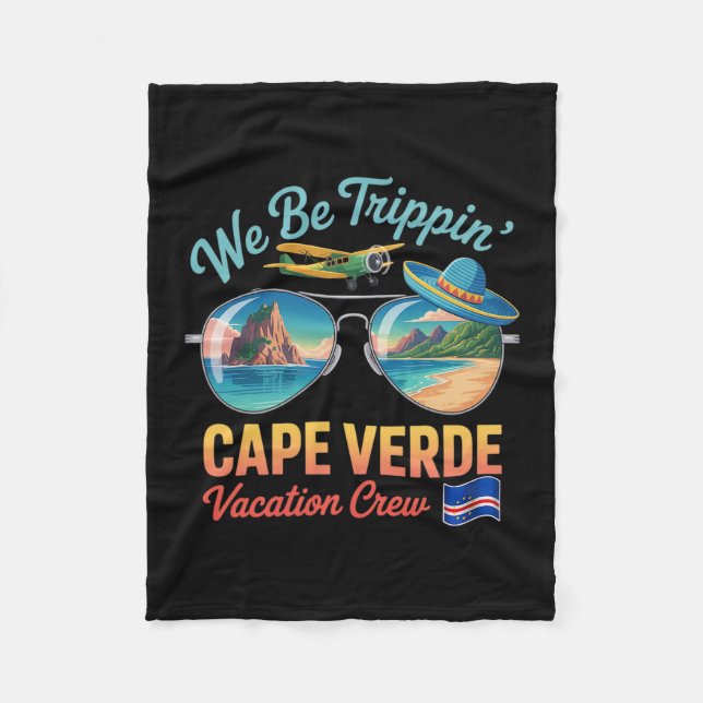 Couverture Polaire Vacances au Cap-Vert Cabo Verde Fierté Verdienne  (Devant)