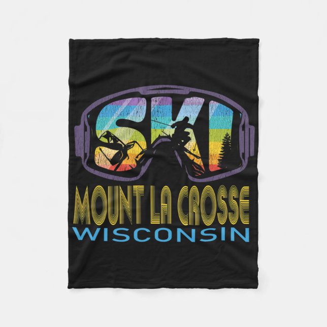 Couverture Polaire Vacances de ski à Ski Mount La Crosse Wisconsin  (Devant)