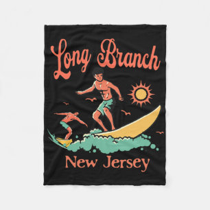Couverture Polaire Vacances de surf à Long Branch Nj New Jersey plage