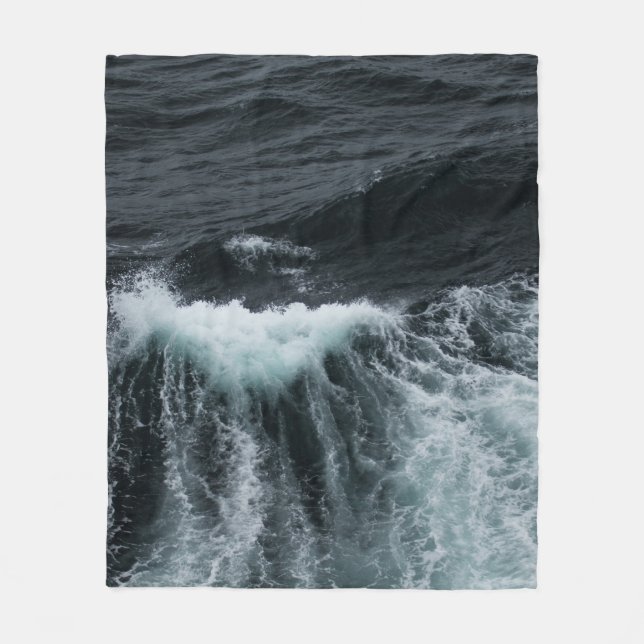 COUVERTURE POLAIRE VAGUES D'EAU (Devant)