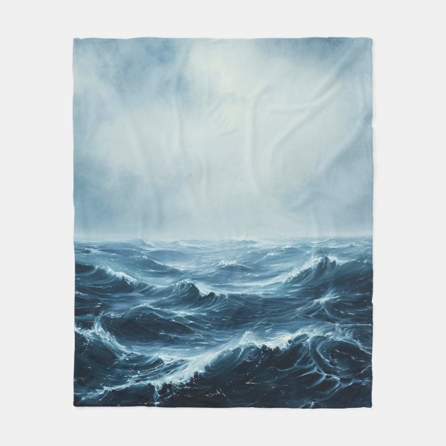 Couverture Polaire Vagues océaniques des mers dures (Devant)