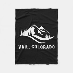 Couverture Polaire Vail Colorado Mountains Souvenir Memorabilia Winte