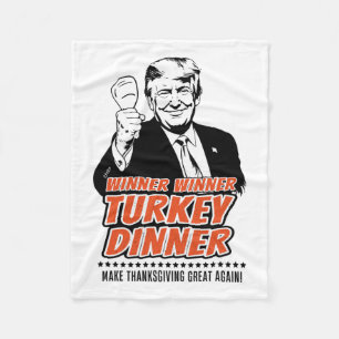 Couverture Polaire Vainqueur de Trump Dîner turc Dîner Turquie Thanks