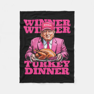 Couverture Polaire Vainqueur de Trump Humour Dîner dindon Drôle