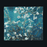 Couverture Polaire Van Gogh Almond Blossoms Dark Turquoise<br><div class="desc">Artiste : Vincent Van Gogh Titre : Les fleurs d'amandes ont modifié la couleur</div>