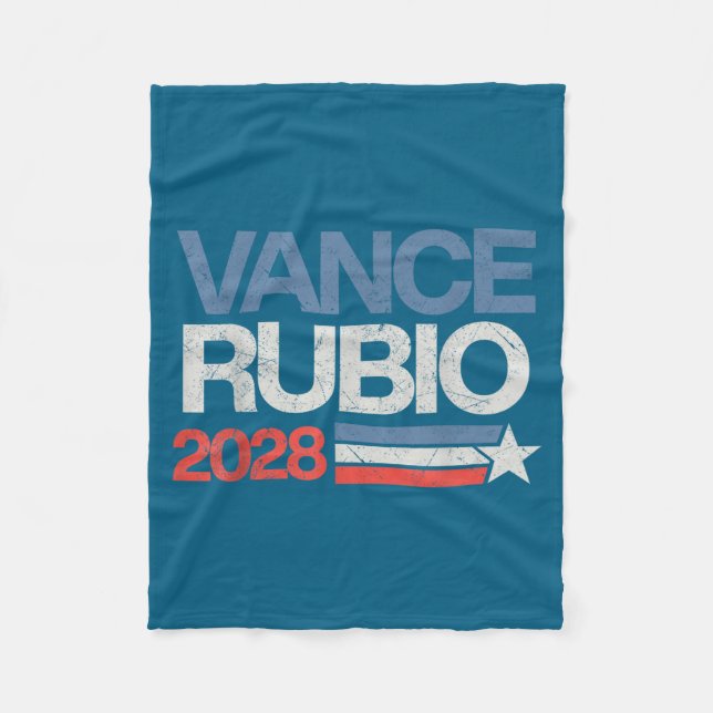 Couverture Polaire Vance Rubio 2028 Président Jd Vance Marco Rubio Ét (Devant)