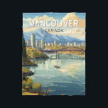 Couverture Polaire Vancouver Canada Travel Art Vintage<br><div class="desc">Conception de déplacement vectoriel rétro de Vancouver. Vancouver,  port maritime de la côte ouest en pleine effervescence en Colombie-Britannique,  est l’une des villes les plus denses et les plus diversifiées du Canada sur le plan ethnique.</div>