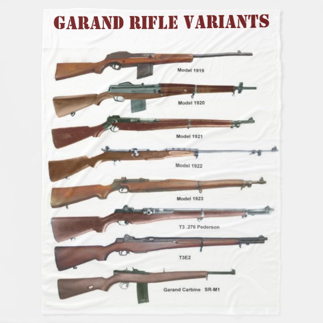 COUVERTURE POLAIRE VARIANTES GARAND RIFLE (Devant)