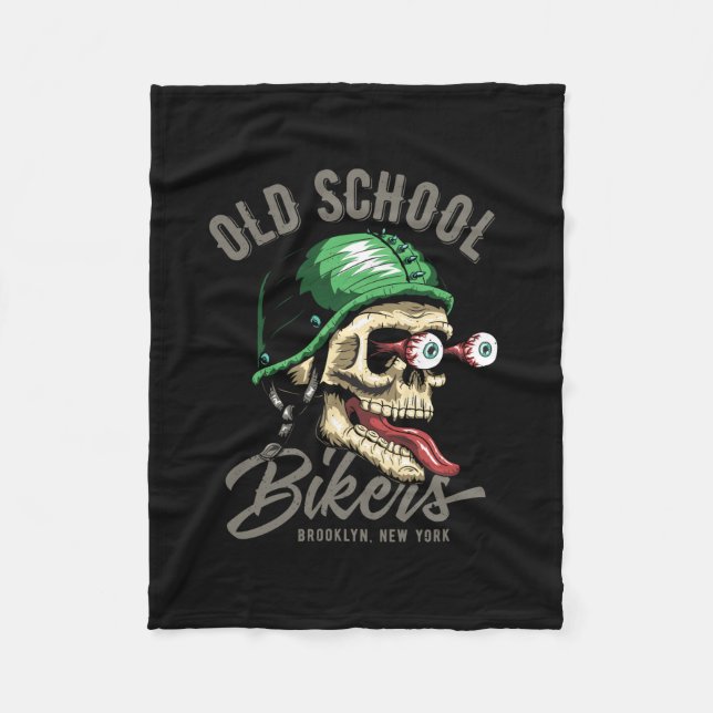 Couverture Polaire Vector dia de los muertos, jour du crâne mort, (Devant)