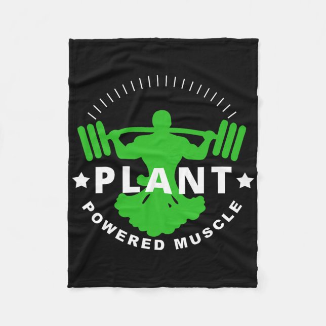 Couverture Polaire Vegetarian Plante Broccoli Bodybuilding Ascenseur (Devant)