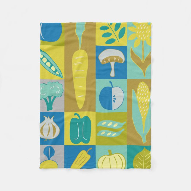 Couverture Polaire Veggie Blocks II (Devant)