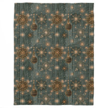 Veillée de Noël Art Déco dorée et lumineuse
