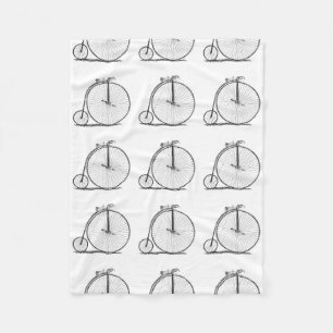 Couverture Polaire Vélo à grande roue Penny Farthing