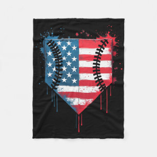 Couverture Polaire Vendre Driys Kids Ice Cream Patriotic American F