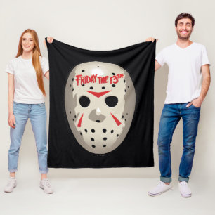 Couverture Polaire Vendredi 13 Graphique de masque de hockey