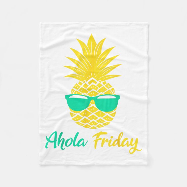 Couverture Polaire Vendredi Aloha Ananas Été Fruit Ananas (Devant)