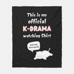 Couverture Polaire Ventilateur officiel K-Drama Watching Chemise Kpop