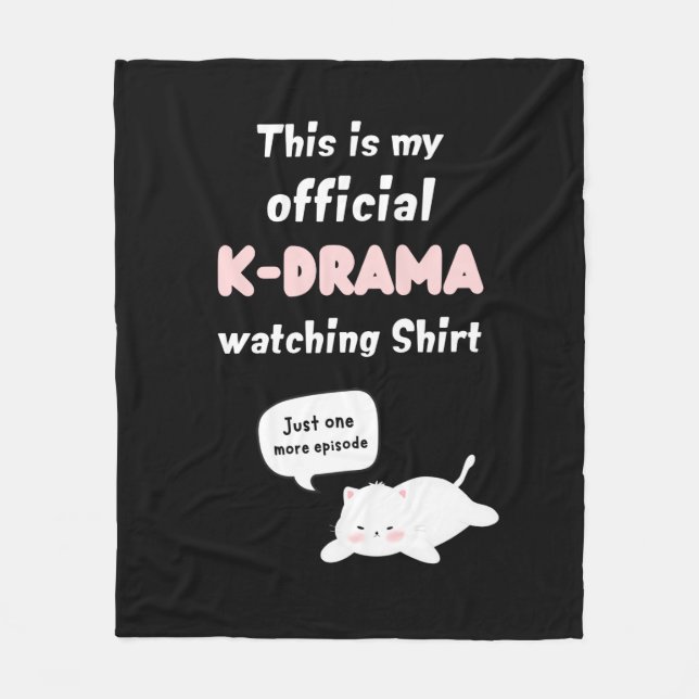 Couverture Polaire Ventilateur officiel K-Drama Watching Chemise Kpop (Devant)