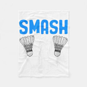 Couverture Polaire Venu À Smash Navette Sport Hobby Joueur Badminton