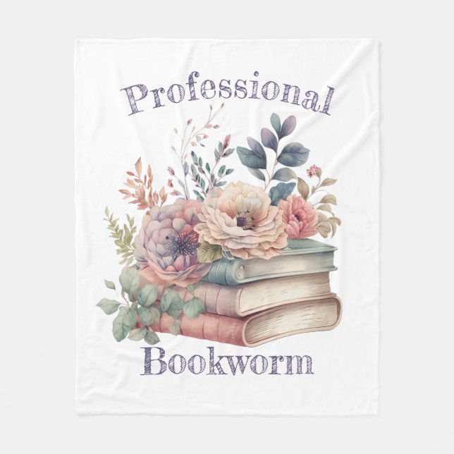 Couverture Polaire Ver bibliophile professionnel (Devant)