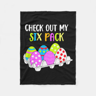 Couverture Polaire Vérifiez Mon Pack De Six Fois Drôle De Pâques Œuf