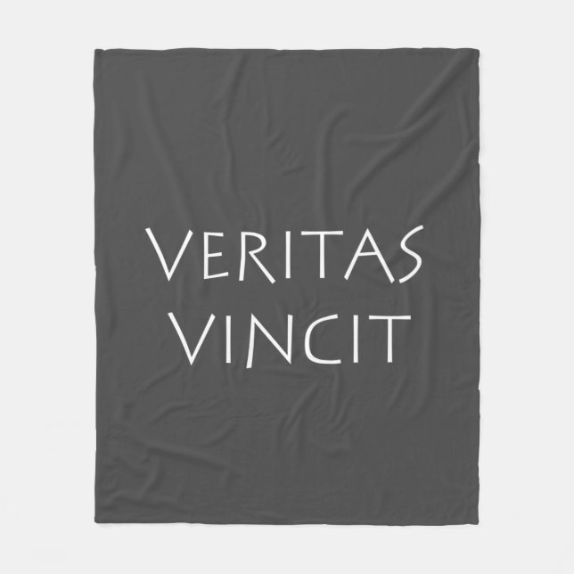 Couverture Polaire Veritas vincit (Devant)