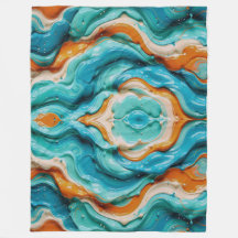 Verre Abstrait de Tourbillon Liquide 3D - Psychede