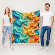 Verre Abstrait de Tourbillon Liquide 3D - Psychede