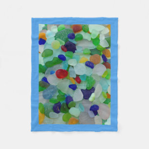 Couverture Polaire Verre de mer, couleurs plus foncées du verre de p