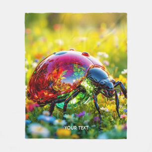 Couverture Polaire Verre poli Imaginaire fin Ladybug