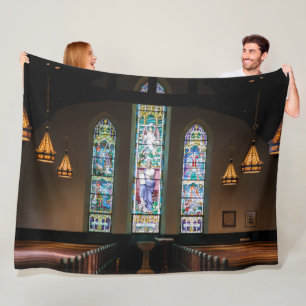 COUVERTURE POLAIRE VERRE STAINÉ