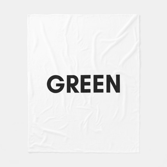Couverture Polaire vert (Devant)