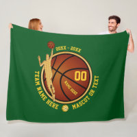 Vert et cadeaux supérieurs de nuit de basket-ball