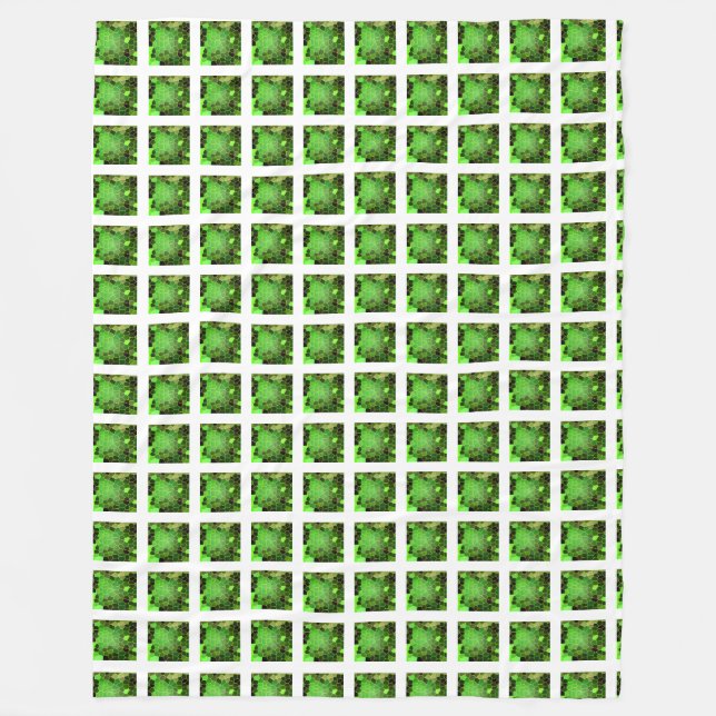 Couverture Polaire Vert herbe (Devant)