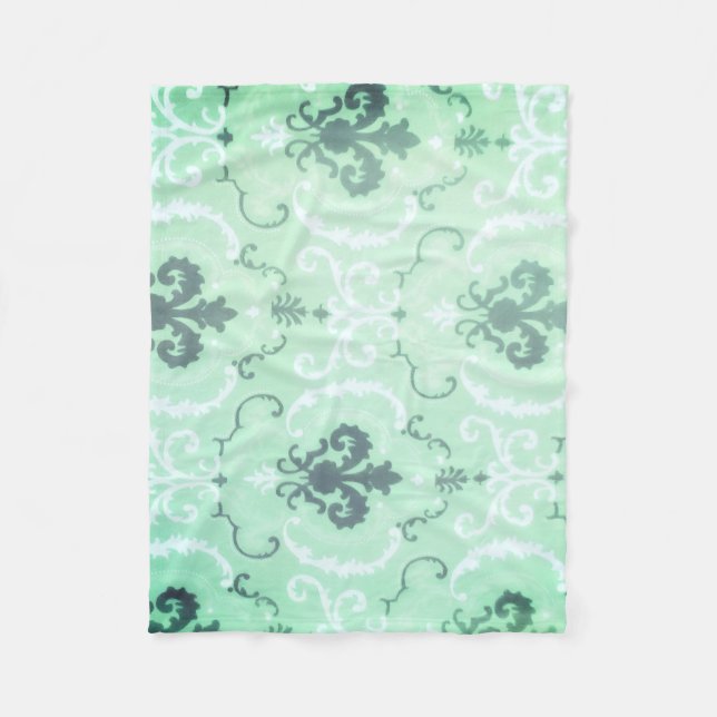 Couverture Polaire Vert pastel doux (Devant)