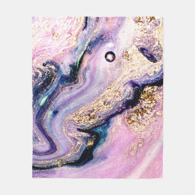 Couverture Polaire Very beautiful marble pattern. Abstract art wallpa (Devant)