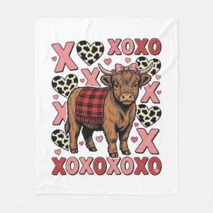 Couverture Polaire Vêtement vintage de la Saint-Valentin XOXO jolie v